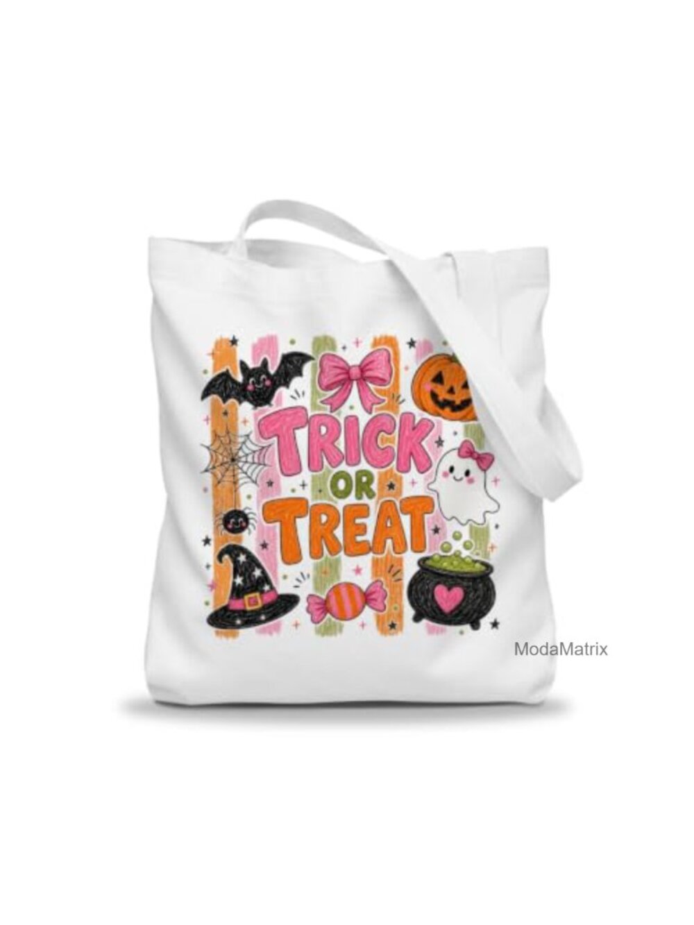 Canvas Tote Bag Reusable Halloween Gift for Women Large